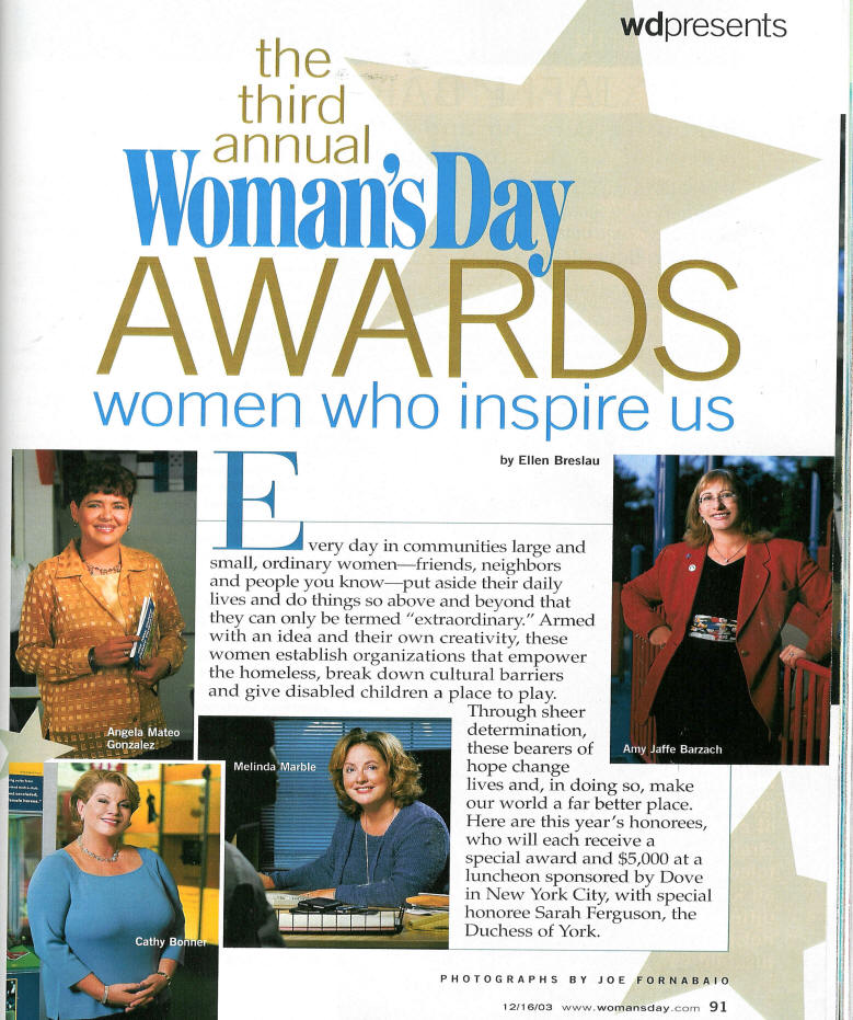 woman's day award